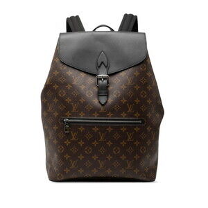 Louis Vuitton Monogram Macassar Parc Backpack M40637 Brown and Black Leather ...